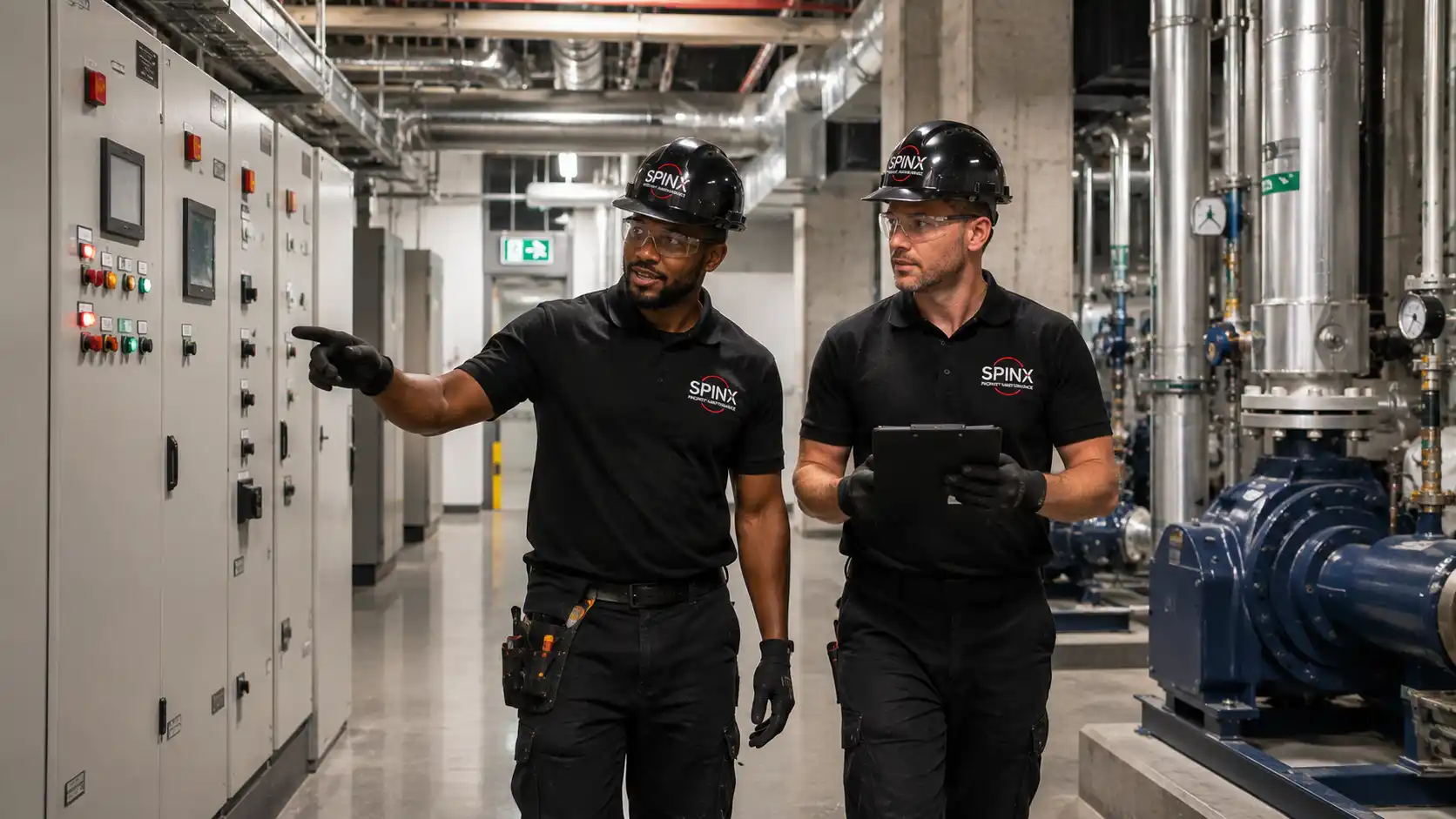 Commercial building services energy inspection