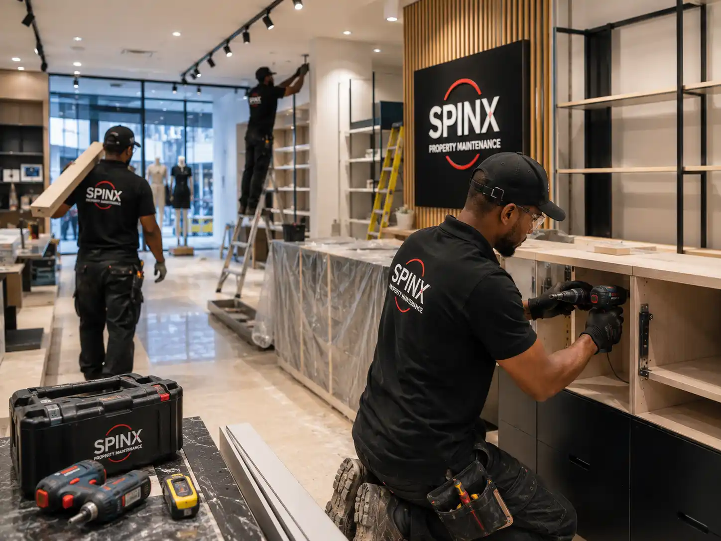 Illustrative commercial retail fit-out capability